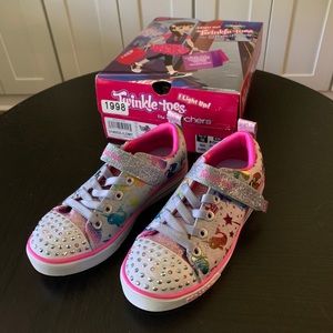 NEW Skechers Child Sparkle Lite-Princessland Sneakers